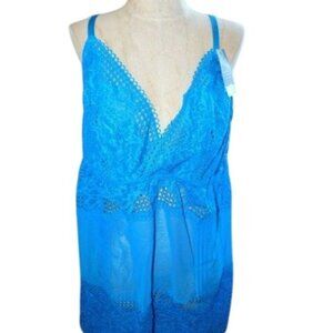 Cacique Size 18/20 Plus Size 2 piece SEXY Nighty + Panty Set NWT $62